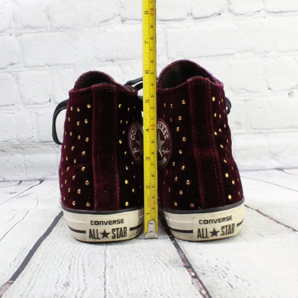 CONVERSE Studded Chuck Taylor Sneakers Size 7 - Picture 8 of 10